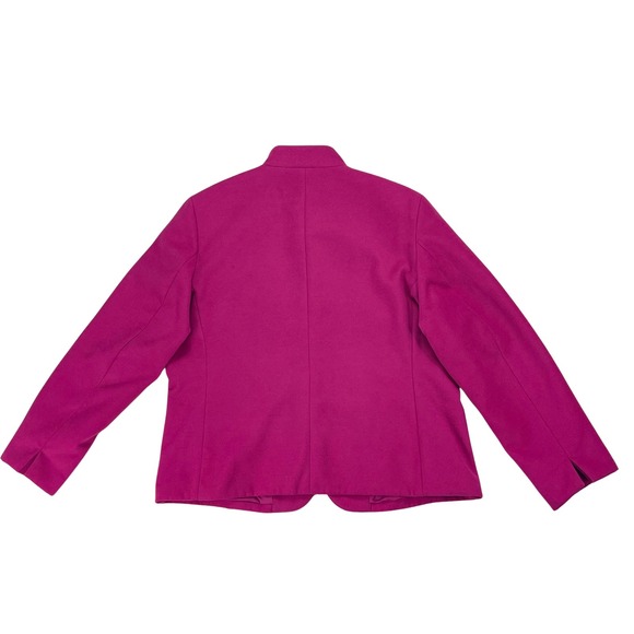 Chico's Pink Hidden Hook Blazer Jacket Womens Academia Old Money Twee Size 3 XL - Picture 9 of 16